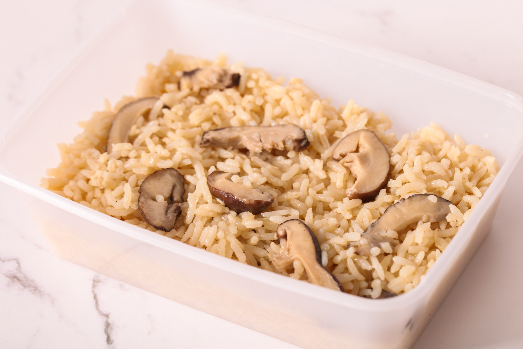 Side dish : Mushroom bone broth rice